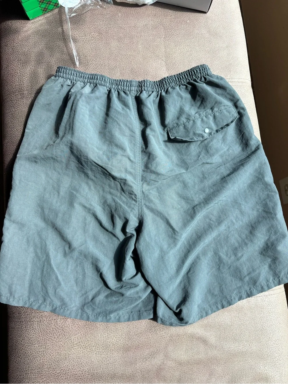 Patagonia Men's Grey Elastic-Waist Shorts